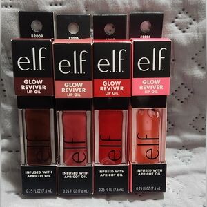 Glow Reviver Lip Oil Set - Red, Pink, Brown